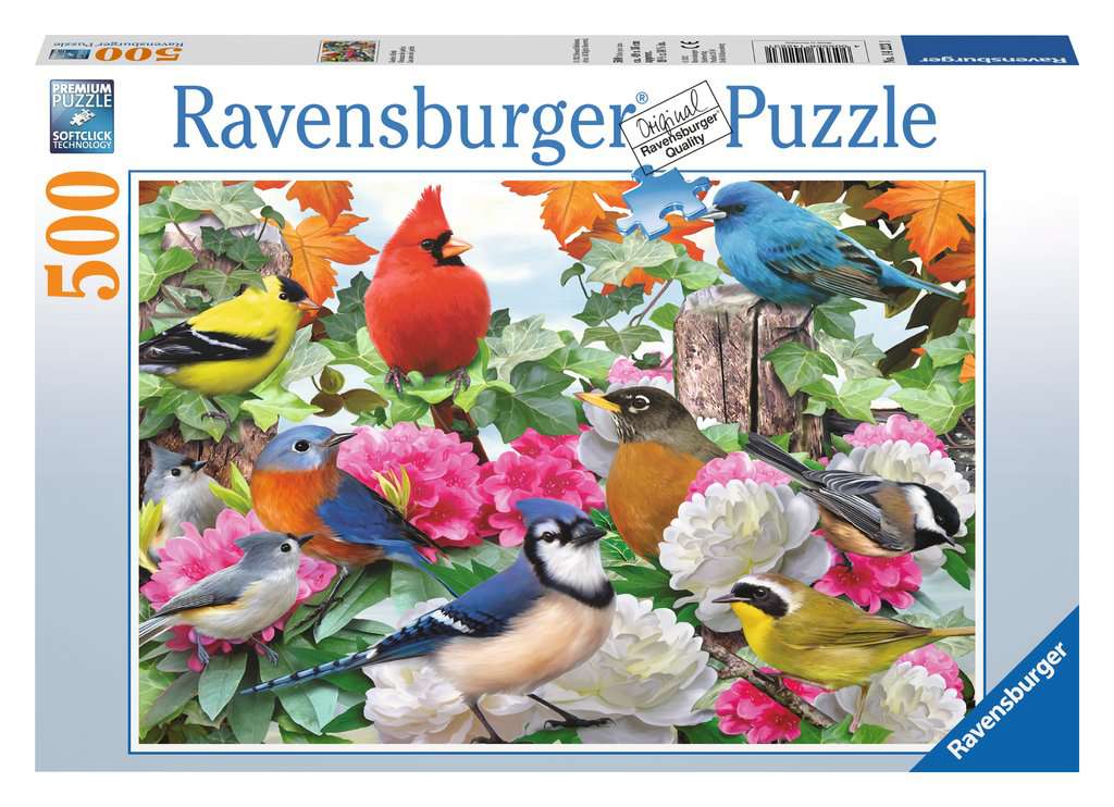 Garden Birds 500 Piece Jigsaw Puzzle