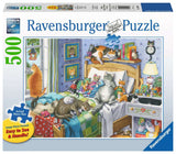 Cat Nap 500 Piece Large Format Jigsaw Puzzle