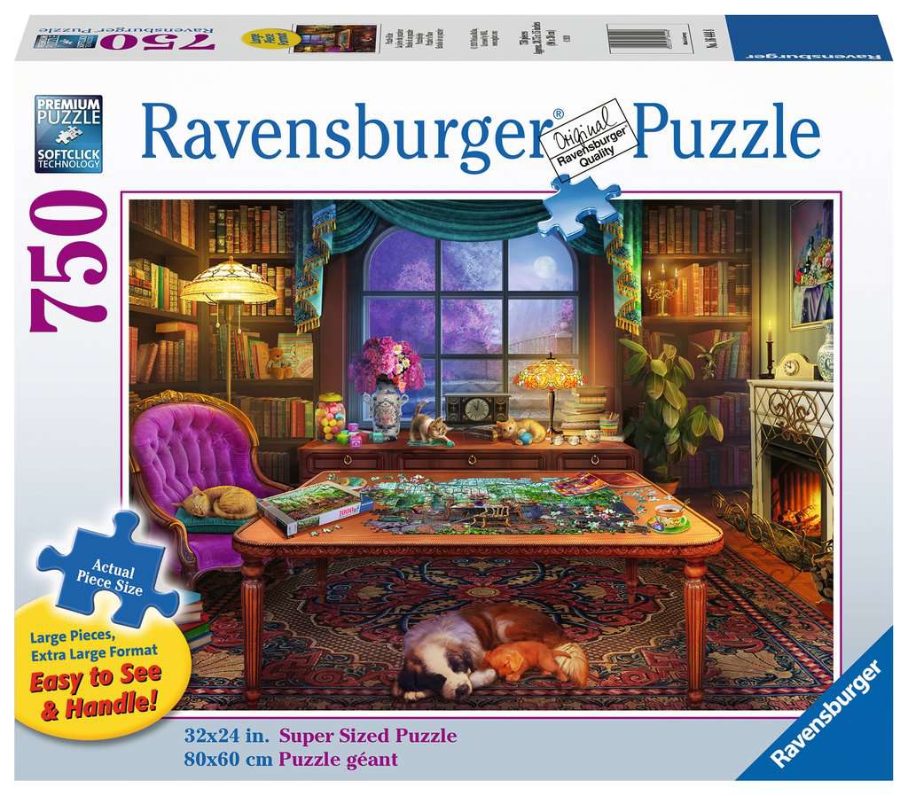Puzzlers Place 750 Piece Large Format Jigsaw Puzzle