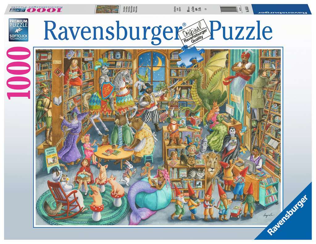Midnight at the Library 1000 Piece Jigsaw Puzzle