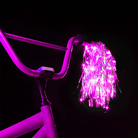 Sparkle Brightz Pink Light Up Handlebar Streamers