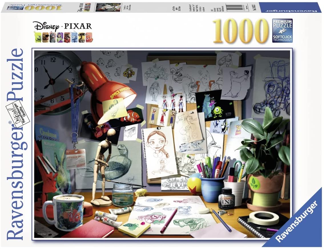 The Artists Desk 1000 Piece Jigsaw Puzzle
