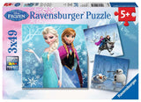 Frozen Winter Adventures Triple 49 Piece Jigsaw Puzzle