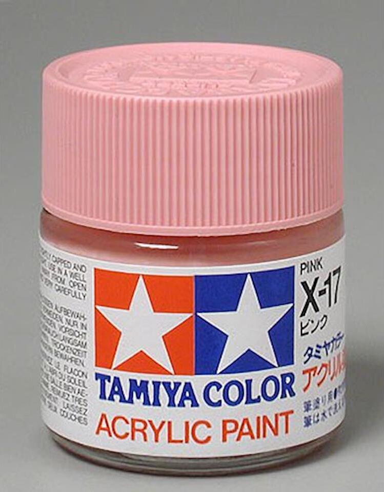 Tamiya X-17 Pink Gloss Finish Acrylic Paint (23ml)