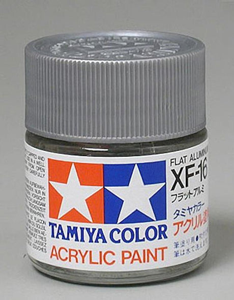 Tamiya XF-16 Flat Aluminum Acrylic Paint (23ml)