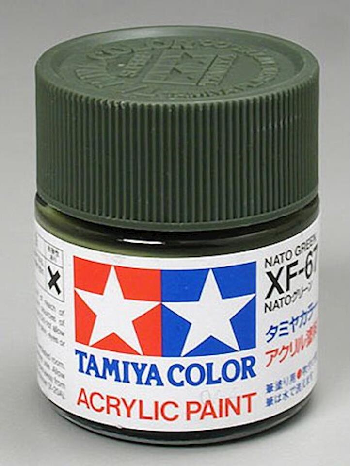 Tamiya XF-67 Flat Nato Green Acrylic Paint (23ml)