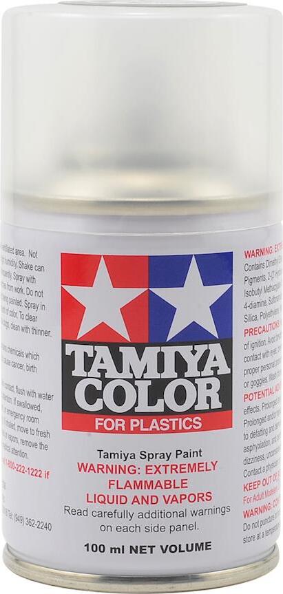 Tamiya TS-80 Flat Clear Lacquer Spray Paint (100ml)