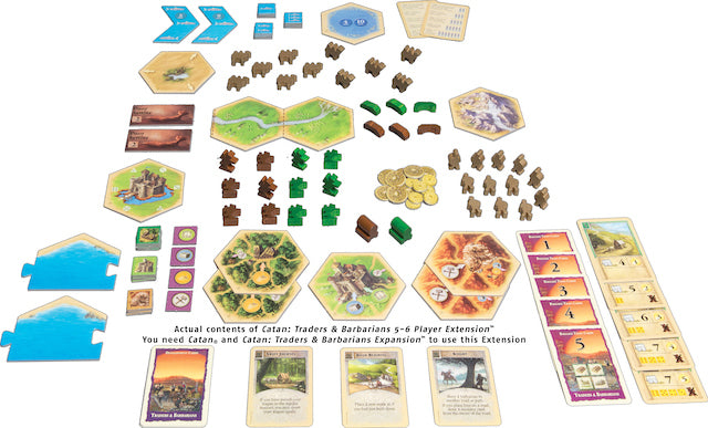 Catan Ext: Traders and Barbarians 5-6 Player