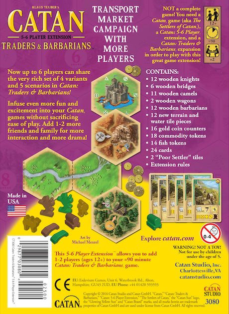 Catan Ext: Traders and Barbarians 5-6 Player