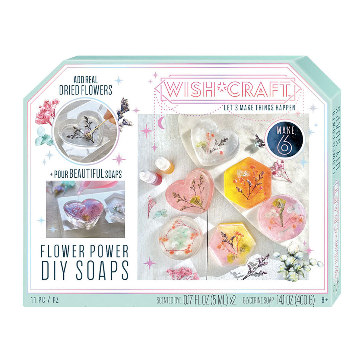 Flower Power DIY Soaps Craft Kit