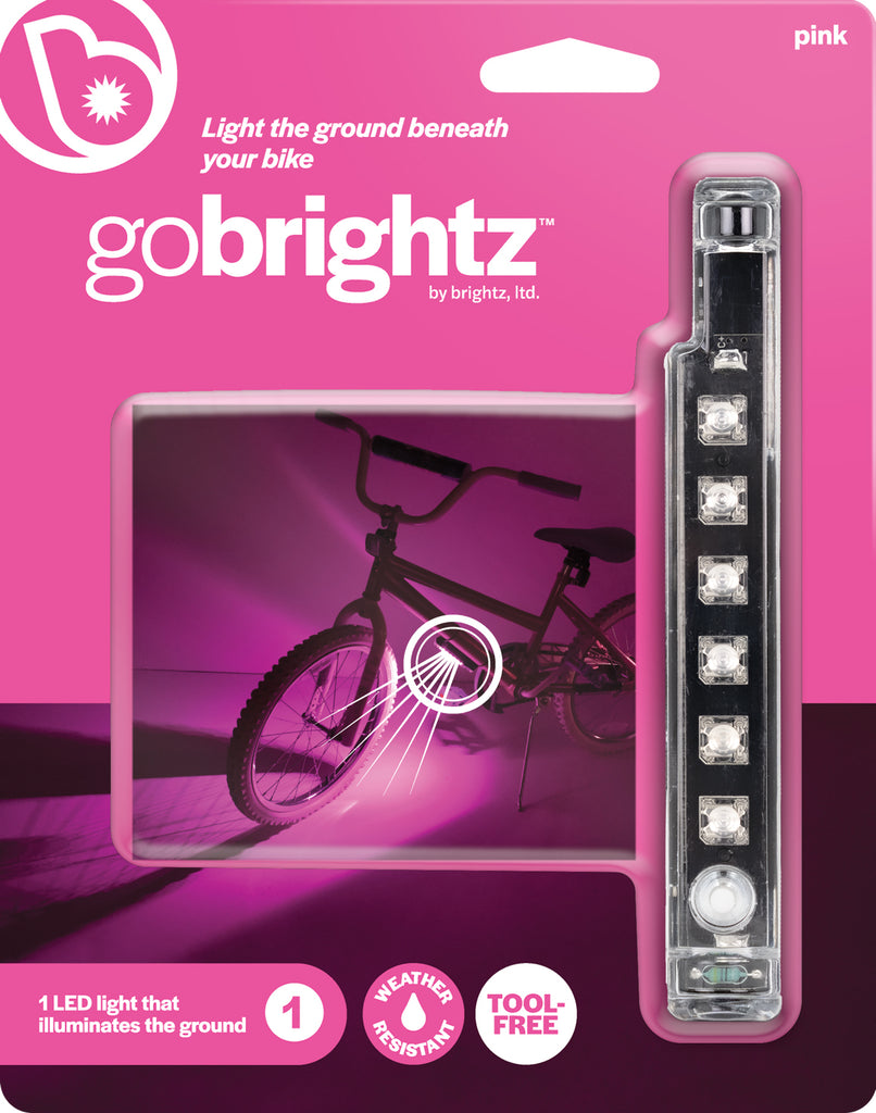 Gobrightz Pink Led Bicycle Light Bar