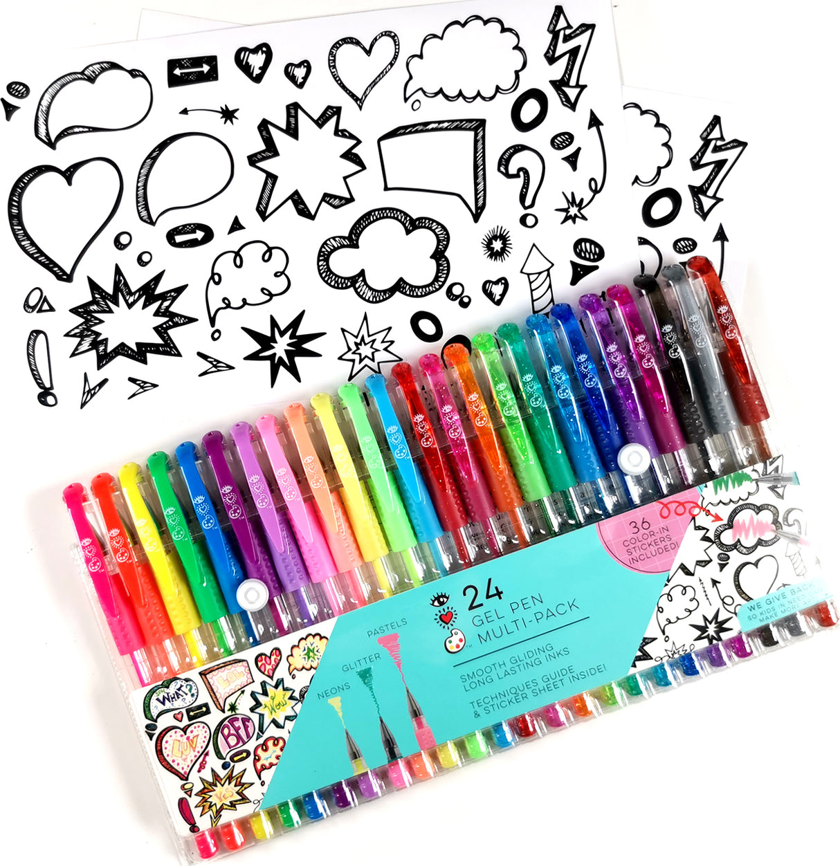 Iheartart 24 Gel Pen Multi-pack