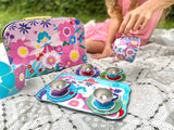 Flower Fairy Tin Tea Set With Storage Case And Paper Crowns