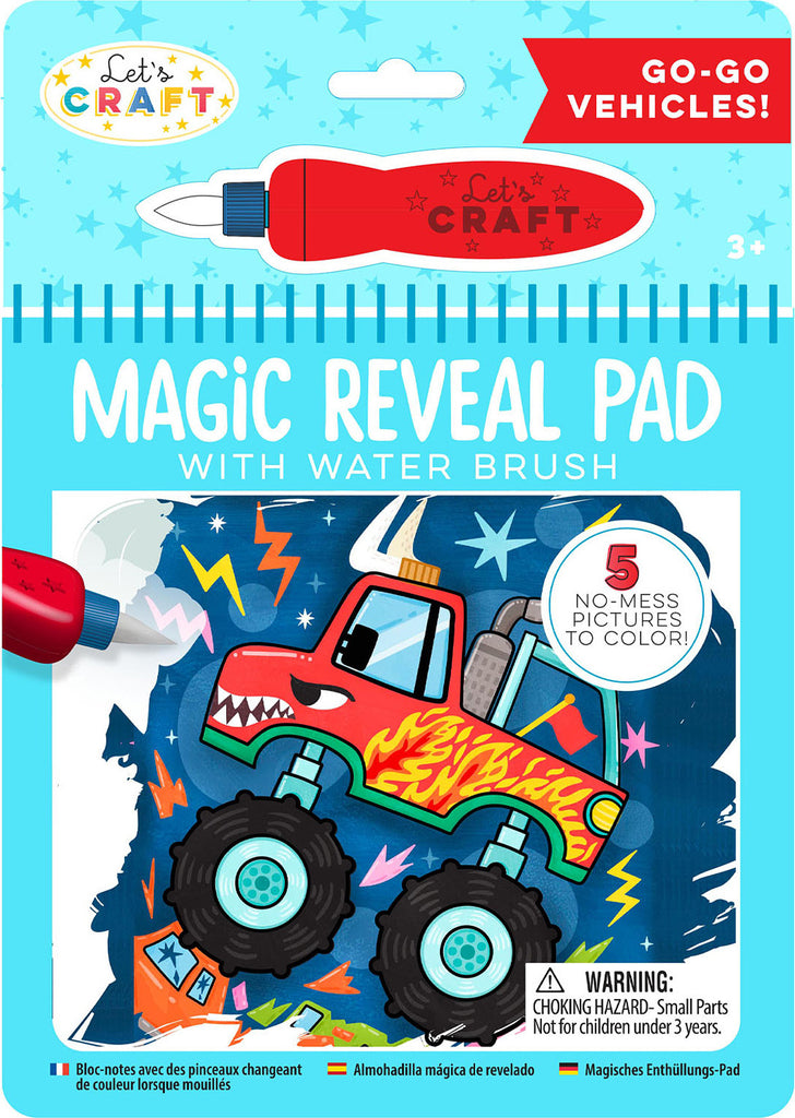 Magic Reveal Pad - Vehicles