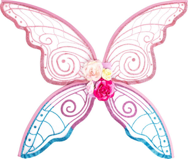 Pink and Blue Fairy Blossom Wings