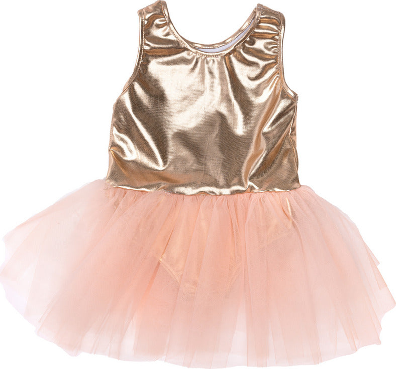 Ballet Tutu Dress Gold (Size 5-6)