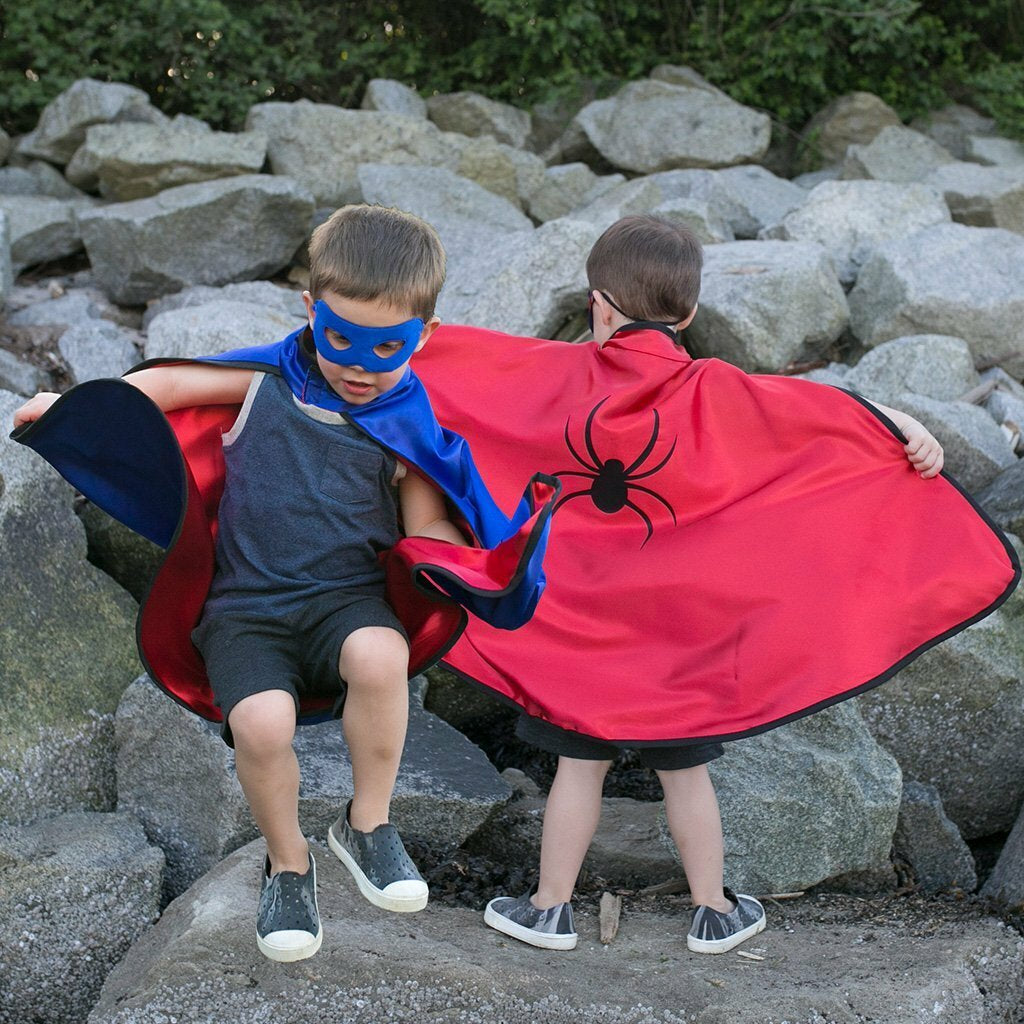 Superhero Reversible Adventure Cape With Mask