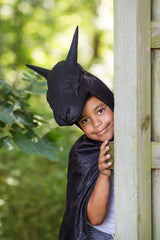 Midnight Dragon Cape (Size 5-6)