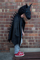 Midnight Dragon Cape (Size 5-6)