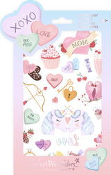 Candy Heart Valentine Tattoos