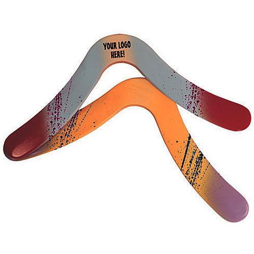 Graffiti Fire Boomerang Logo