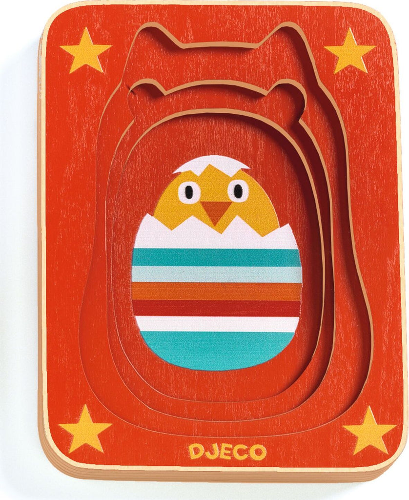 DJECO Max & Co Wooden Puzzle