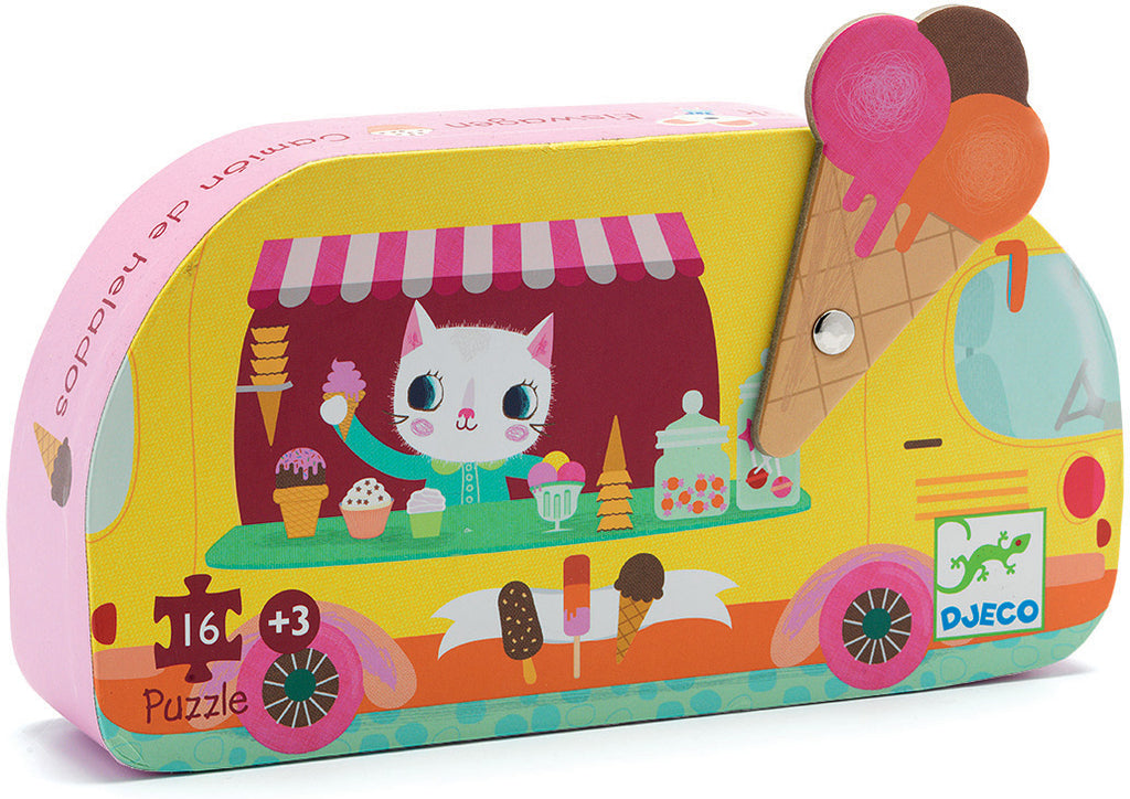 Silhouette Puzzles Ice Cream Truck - 16pcs