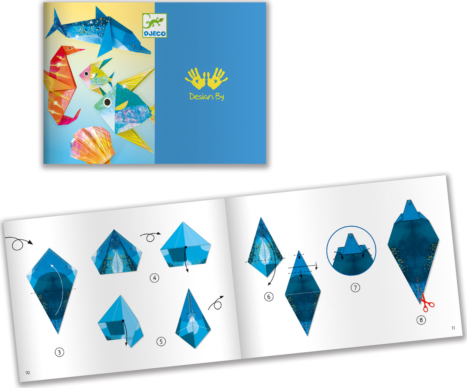 Djeco Origami Kit, Airplanes