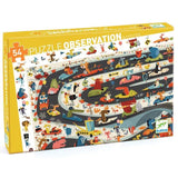 Djeco Automobile Rally 54 Piece Observational Puzzle