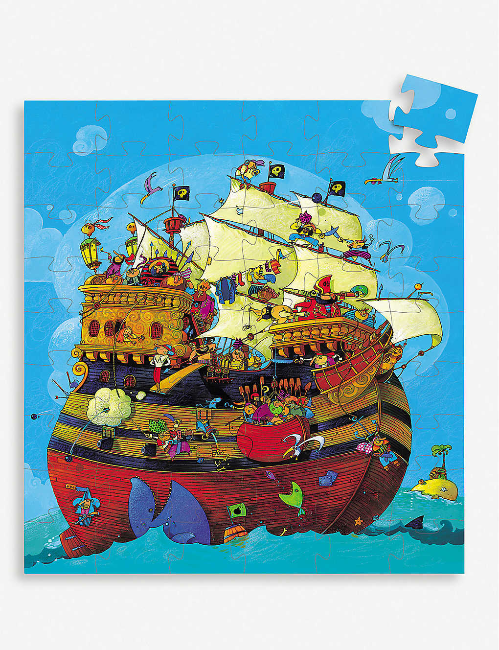 Puzzle Le pirate et son trésor - Djeco - 36 pièces - 4 ans
