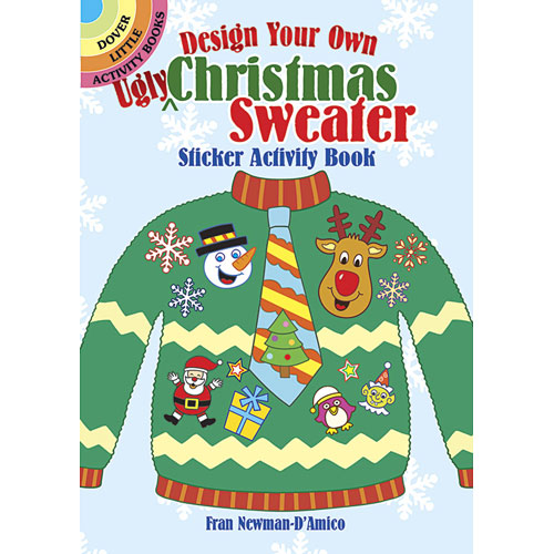 Design Your Own "Ugly" Christmas Sweater Sticker Activity Book