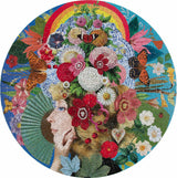 Theatre of Flowers 500 Piece Round Puzzle
