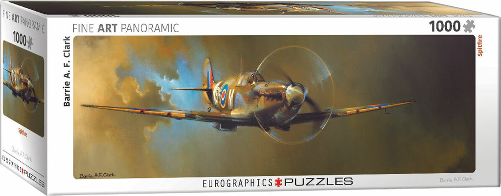 Spitfire Panoramic By Barrie A.f. Clark 1000-piece Puzzle