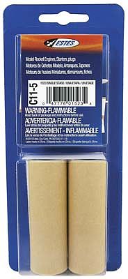 Estes 1523 C11-5 Model Rocket Engines 2 Pack