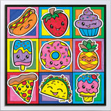 Color By Number Foodie Friends