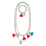 Fantastic Tassel Necklace & Bracelet Set