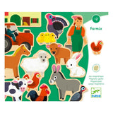Djeco Farm Wooden Magnets