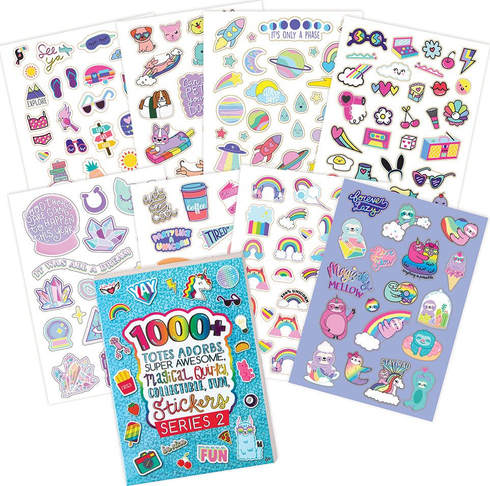 1000+ Totes Adorbs Super Awesome Stickers: Series 2