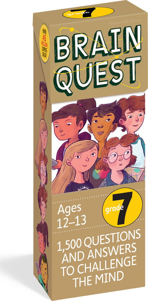 Brain Quest 7th Grade Q&A Cards: 1,500 Questions and Answers to Challenge the Mind. Curriculum-based! Teacher-approved!