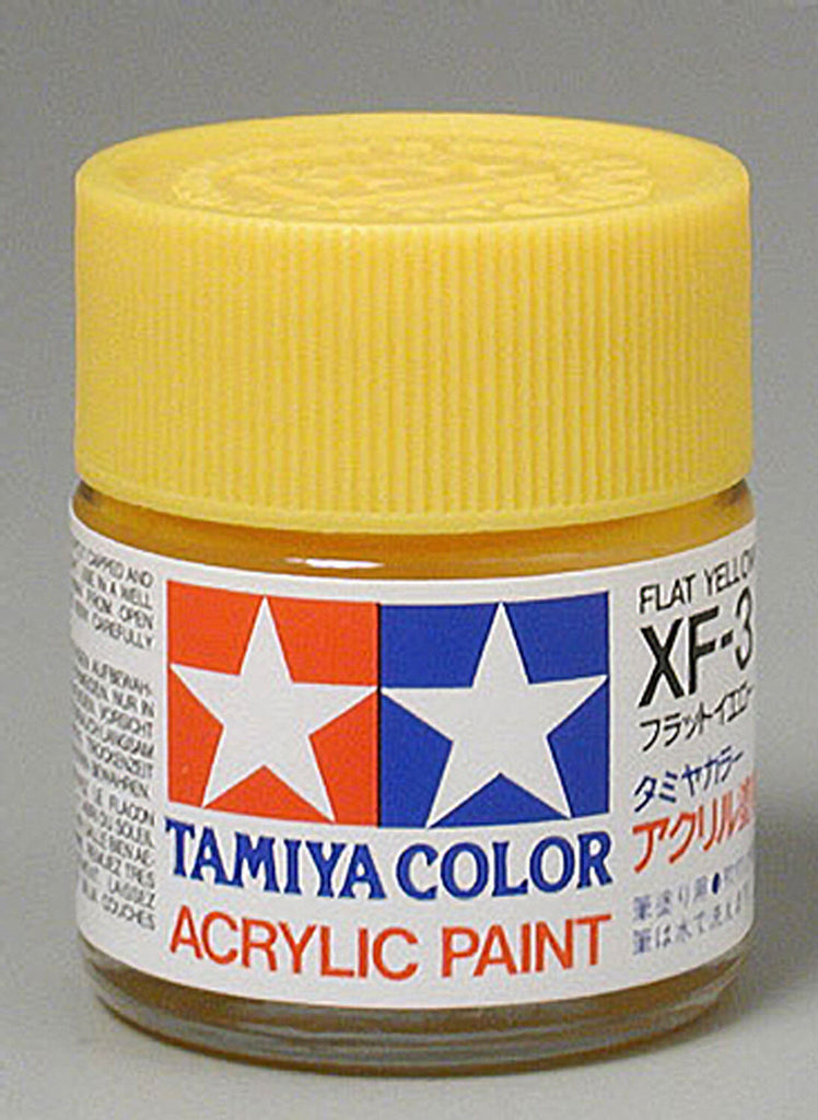 Acrylic XF3 Flat, Yellow