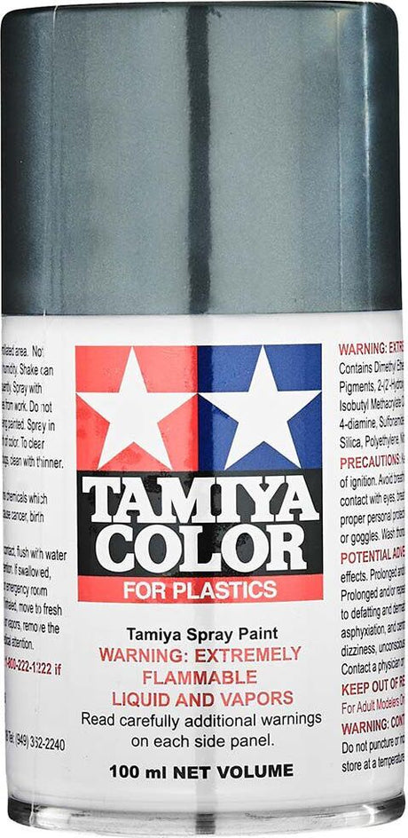 TS-100 Semi-Gloss Bright Gun Metal 100ml Spray Can