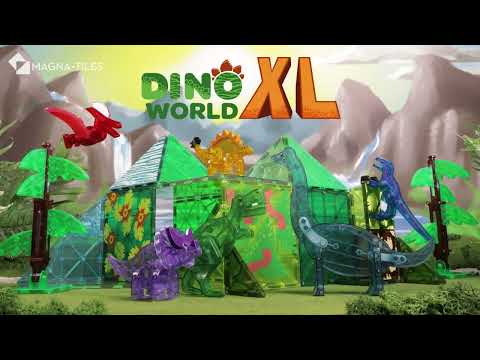 MagnaTiles Dino World XL 50 Piece Building Set
