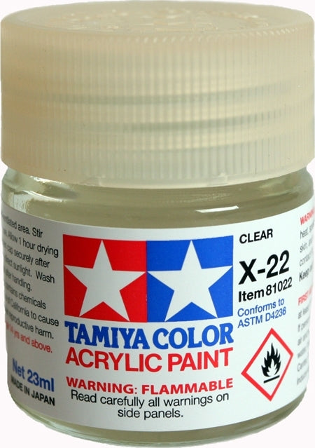 Acrylic X-22 Clear 23 Ml Bottle
