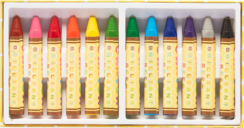 Brilliant Bee Crayons 12cnt