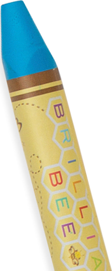 Ooly, Brilliant Bee Crayons, Bright and Vivid Triangular Crayon - Set of 12