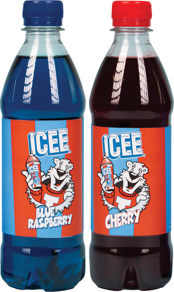 Icee Blue Raspberry Cherry Syrup Set