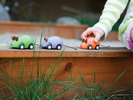 Pull Back vehicles: Mice (assorted)