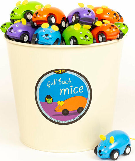 Pull Back vehicles: Mice (assorted)