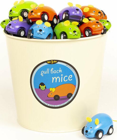 Pull Back vehicles: Mice (assorted)