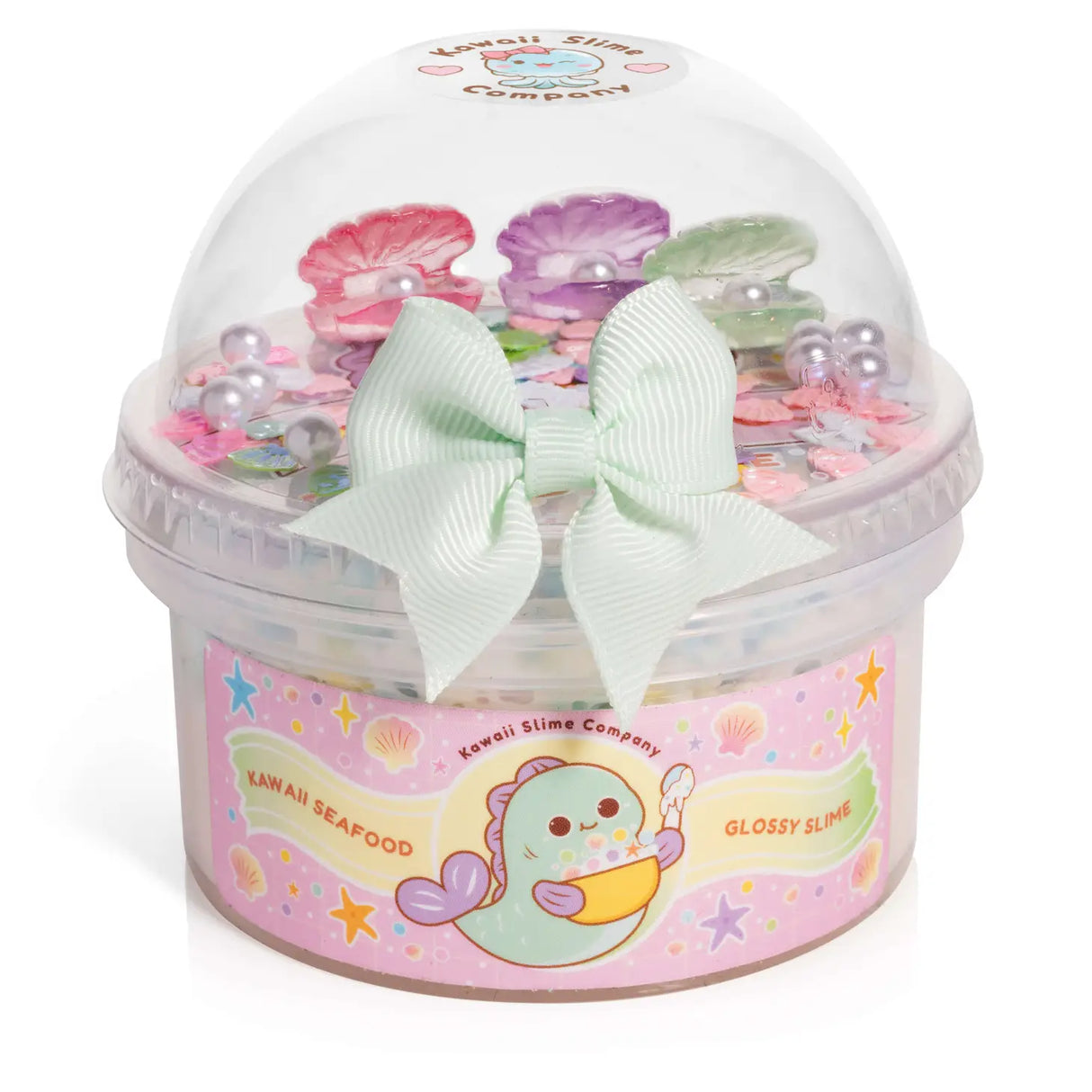 Kawaii Seafood Glossy Semi-Foam Kawaii Slime